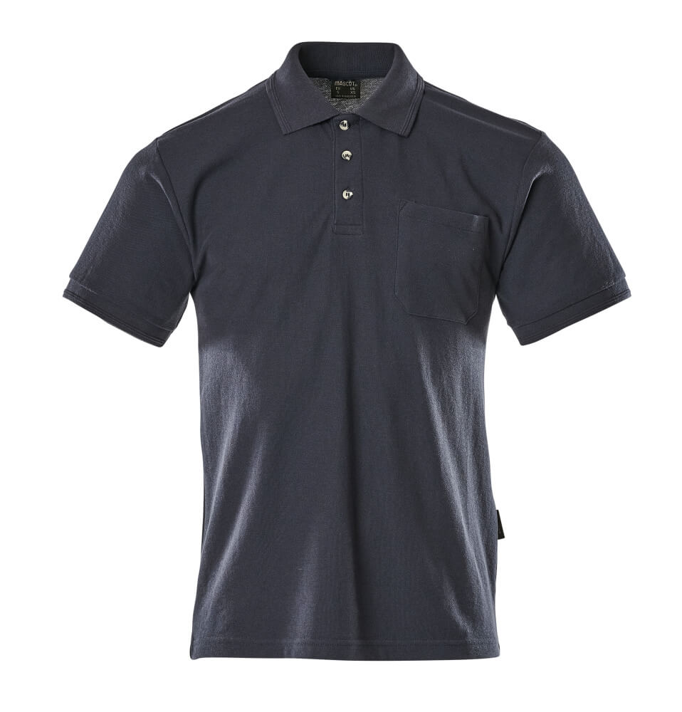 MASCOT CROSSOVER Poloshirt med brystlomme 00783 - marine [01] / XS