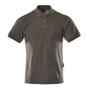 00783-260-18 Poloshirt med brystlomme - mørk antracit
