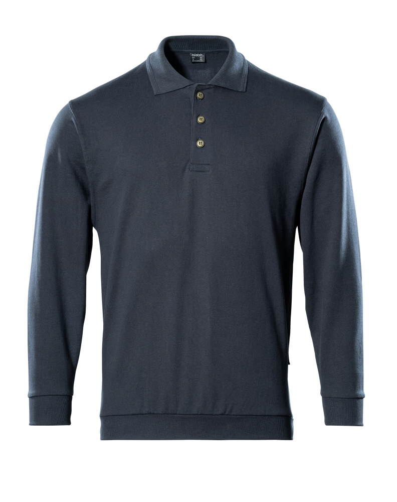 00785-280-010 Polosweatshirt - mørk marine