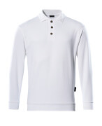 00785-280-06 Polosweatshirt - hvid