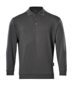 00785-280-18 Polosweatshirt - mørk antracit