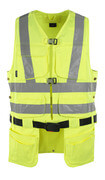 08089-470-17 Værktøjsvest - hi-vis gul