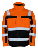 09335-880-141 Vinterjakke - hi-vis orange/marine