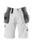 09349-154-06 Shorts med hængelommer - hvid