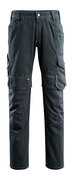 15179-207-86 Jeans med knælommer - mørkeblå denim