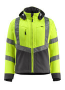 15502-246-1718 Softshell jakke - hi-vis gul/mørk antracit