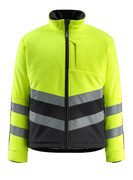 15503-259-14010 Fleecejakke - hi-vis orange/mørk marine