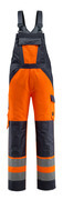 15969-948-14010 Overall med knælommer - hi-vis orange/mørk marine