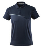 17283-945-010 Poloshirt med brystlomme - mørk marine