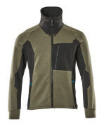 17484-319-01009 Sweatshirt med lynlås - mørk marine/sort