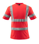 18282-995-222 T-shirt - hi-vis rød
