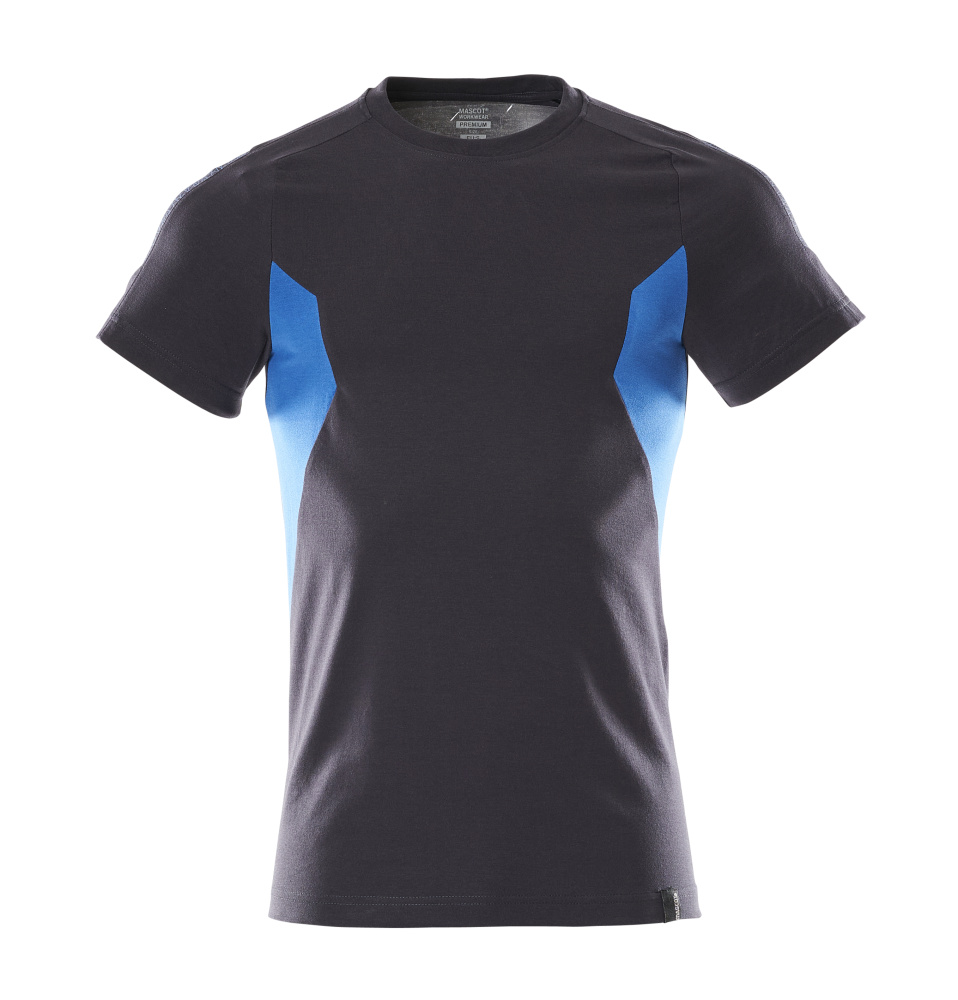 18382-959-01091 T-shirt - mørk marine/azurblå