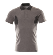 18383-961-1809 Poloshirt - mørk antracit/sort