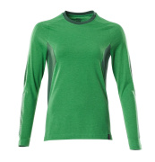 18391-959-33303 T-shirt, langærmet - græsgrøn/grøn