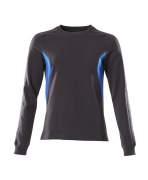18394-962-01091 Sweatshirt - mørk marine/azurblå