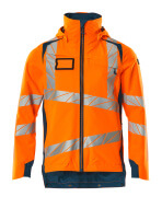 19001-449-1444 Skaljakke - hi-vis orange/mørk petroleum