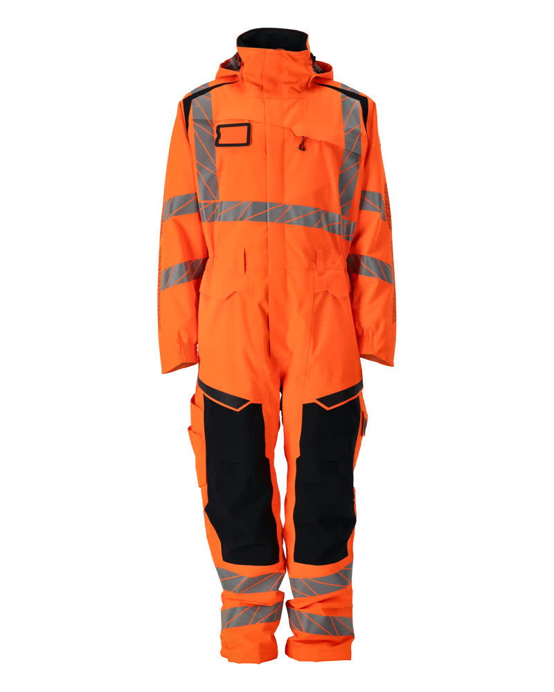 MASCOT ACCELERATE SAFE Vinterkedeldragt 19019 - hi-vis orange/mørk marine [14010] / XS