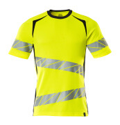 19082-771-14010 T-shirt - hi-vis orange/mørk marine
