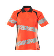 19093-771-14010 Poloshirt - hi-vis orange/mørk marine