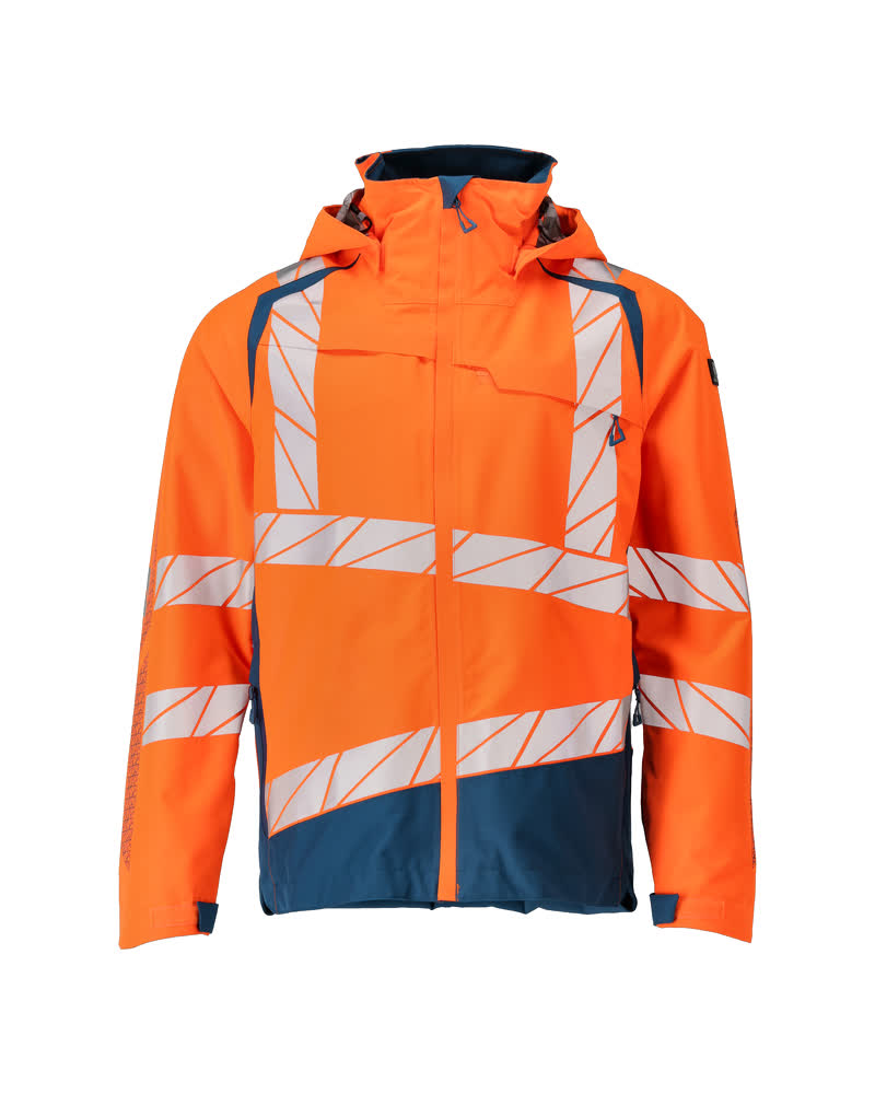 Mascot Accelerate Safe Arbeitsjacke - Hi-Vis Orange Wasserdicht Gr. L