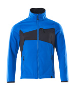 20102-253-91010 Softshell jakke - azurblå/mørk marine