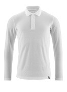 20483-961-06 Poloshirt, langærmet - hvid