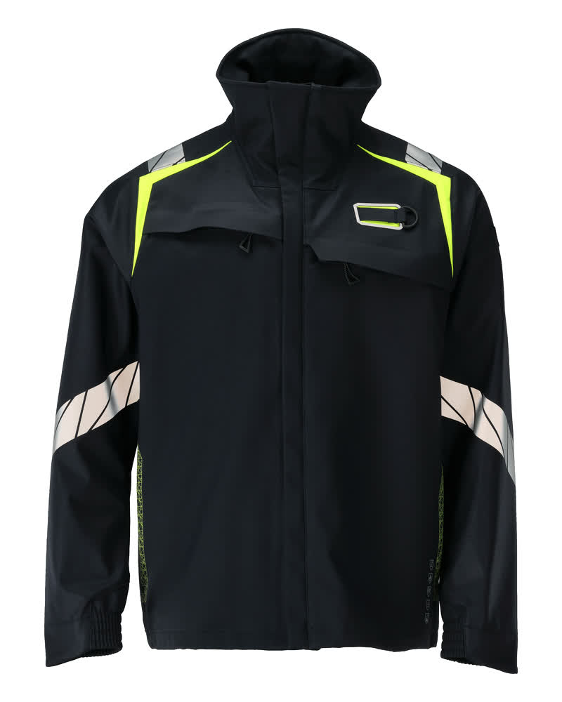 MASCOT ACCELERATE MULTISAFE Softshell jakke 21202 - mørk marine/hi-vis gul [01017] / S