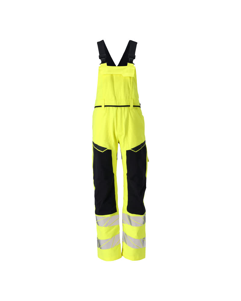 MASCOT ACCELERATE MULTISAFE Overall med knælommer 21369 - hi-vis gul/mørk marine [17010] / 76C46