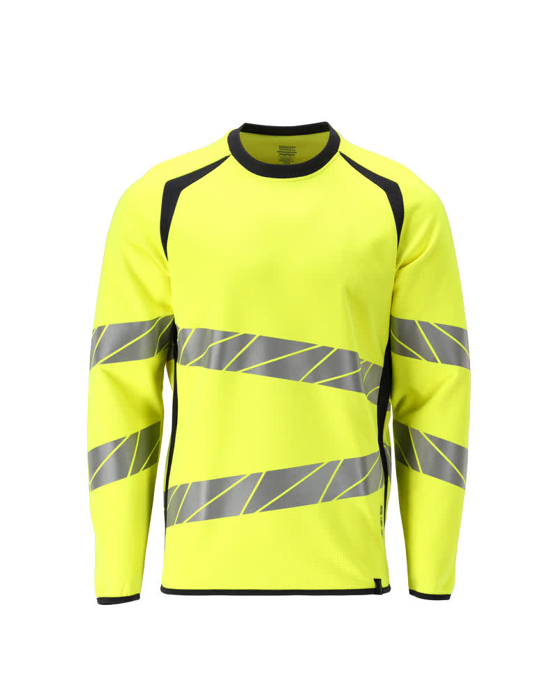 MASCOT ACCELERATE MULTISAFE Sweatshirt 21384 - hi-vis gul/mørk marine [17010] / XS