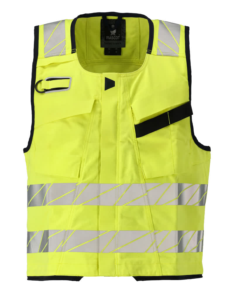 MASCOT ACCELERATE MULTISAFE Værktøjsvest 21389 - hi-vis gul/mørk marine [17010] / S