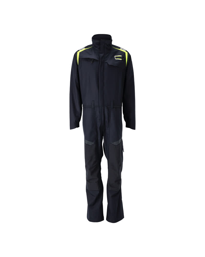MASCOT ACCELERATE MULTISAFE Kedeldragt med knælommer 21519 - mørk marine/hi-vis gul [01017] / S