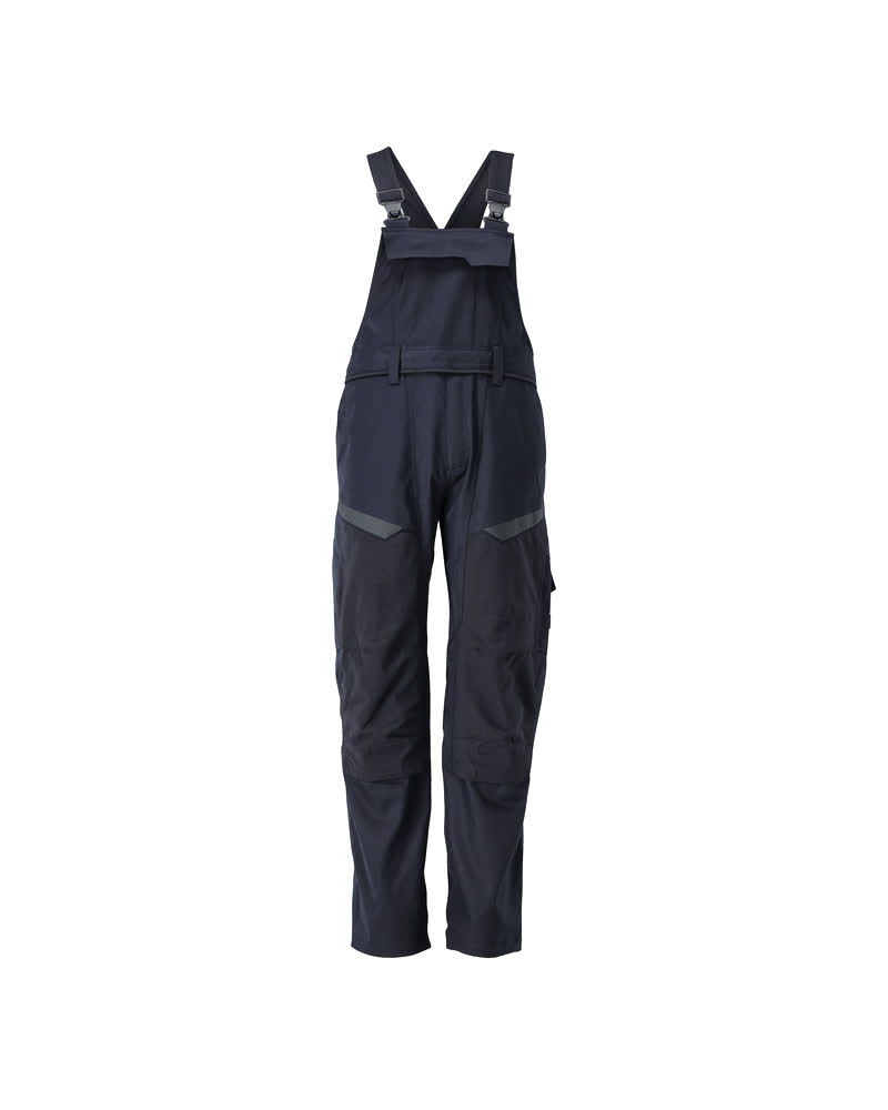 MASCOT ACCELERATE MULTISAFE Overall med knælommer 21569 - mørk marine/hi-vis gul [01017] / 76C46