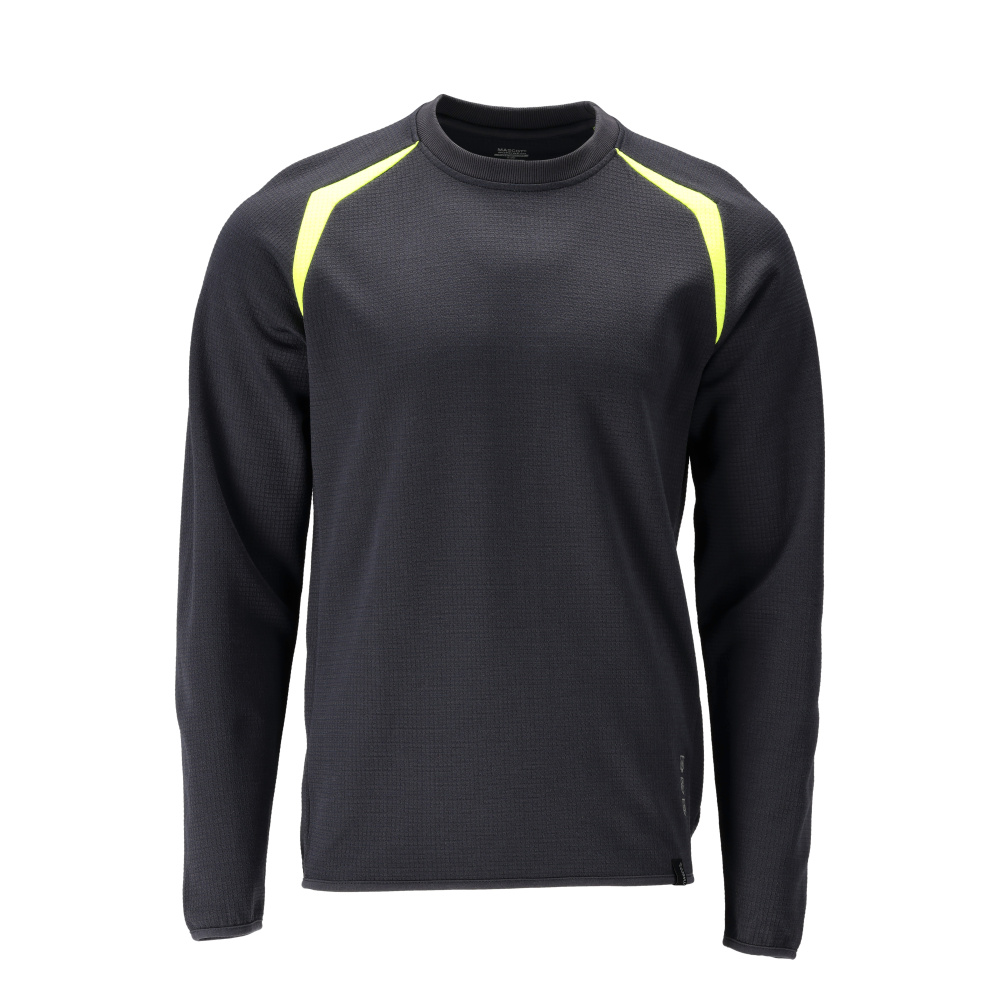 MASCOT ACCELERATE MULTISAFE Sweatshirt 21584 - mørk marine/hi-vis gul [01017] / XS