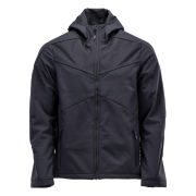 22102-649-010 Softshell jakke med hætte - mørk marine