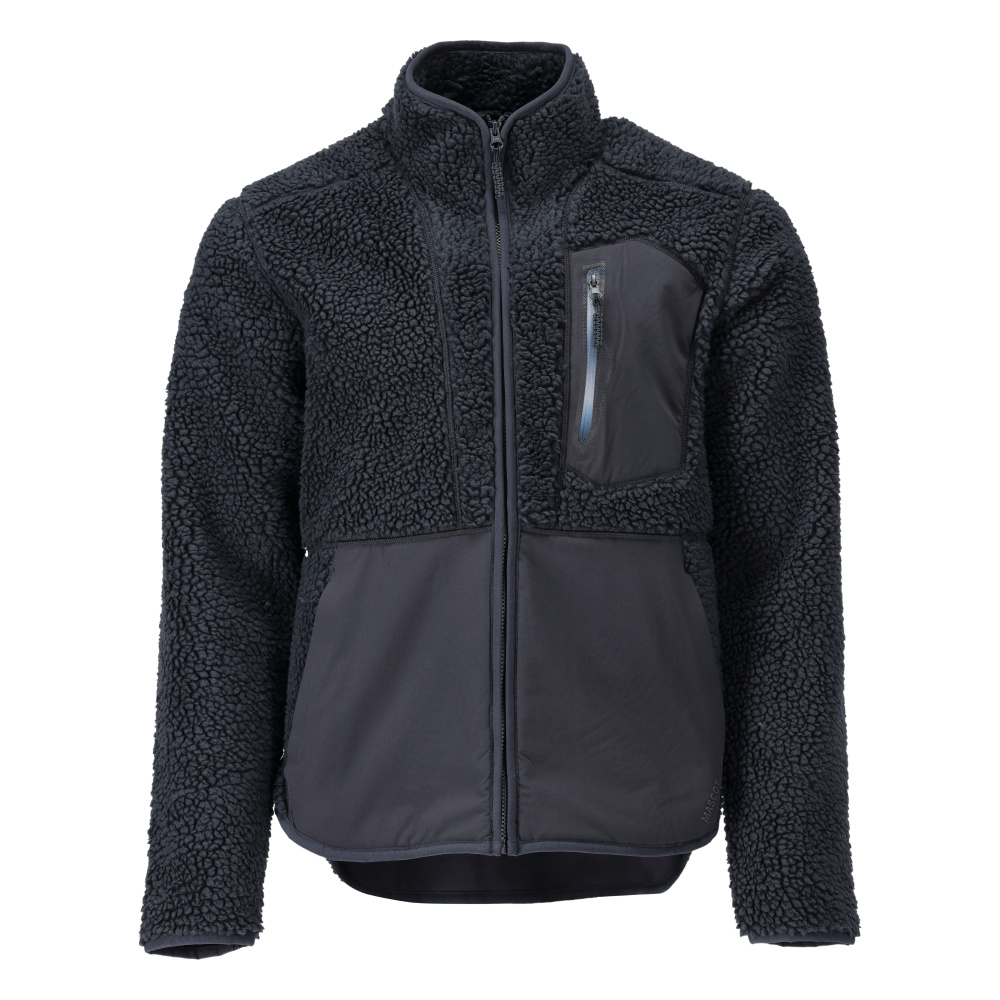 MASCOT CUSTOMIZED Fiberpels jakke med lynlås 22303 - mørk marine [010] / XS