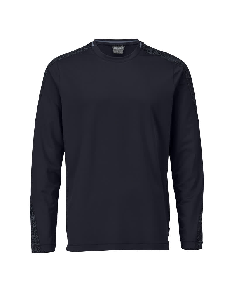 MASCOT CUSTOMIZED T-shirt, langærmet 22481 - mørk marine [010] / XS