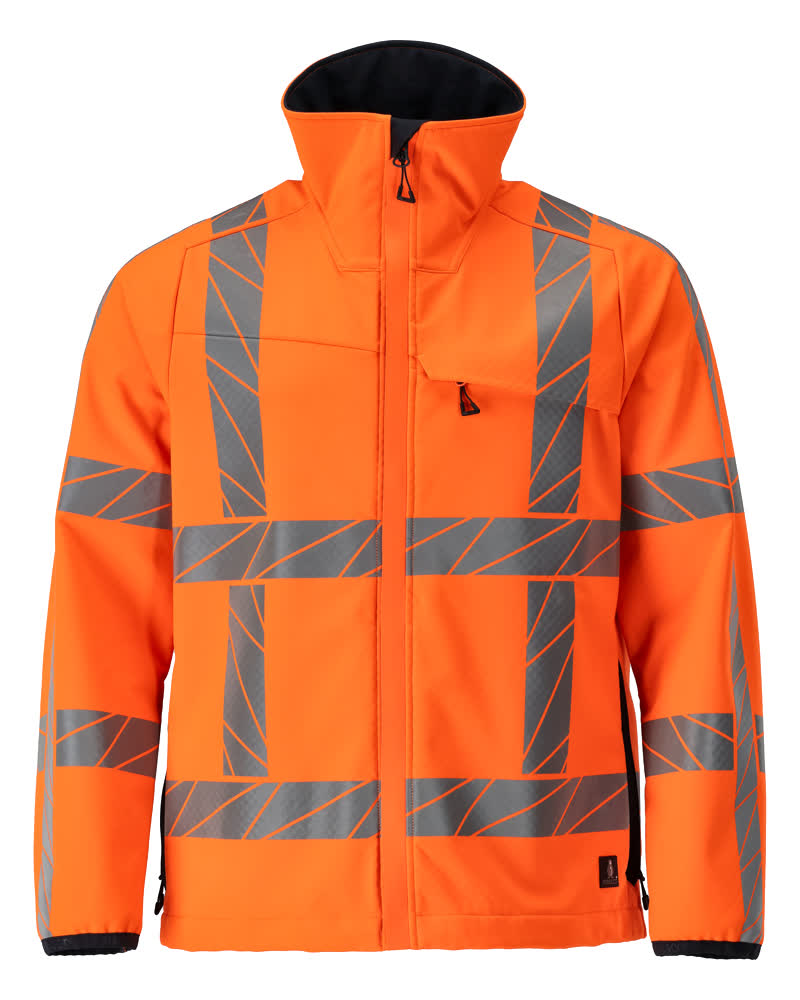 MASCOT ACCELERATE SAFE Softshell jakke 24002 - hi-vis orange [14] / XS