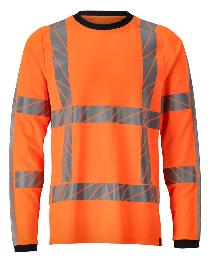 MASCOT ACCELERATE SAFE T-shirt, langærmet 24081 - hi-vis orange [14] / XS