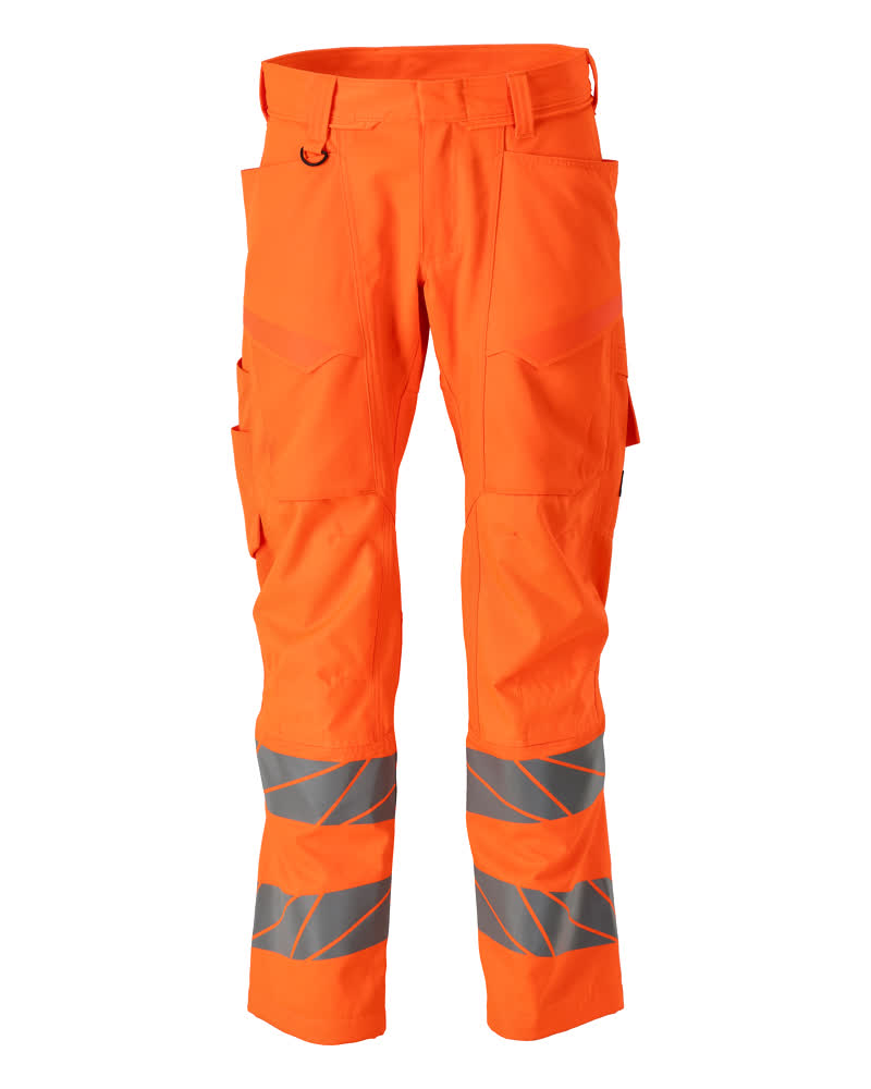 MASCOT ACCELERATE SAFE Bukser med knælommer 24579 - hi-vis orange [14] / 76C46