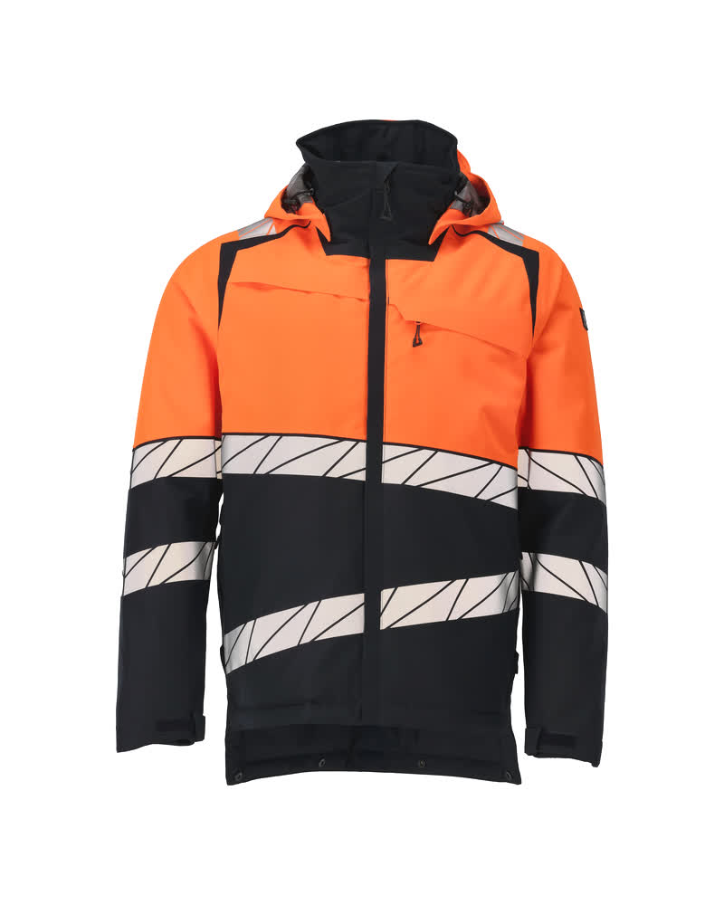 MASCOT ACCELERATE SAFE Vinterjakke 25035 - mørk marine/hi-vis orange [01014] / XS