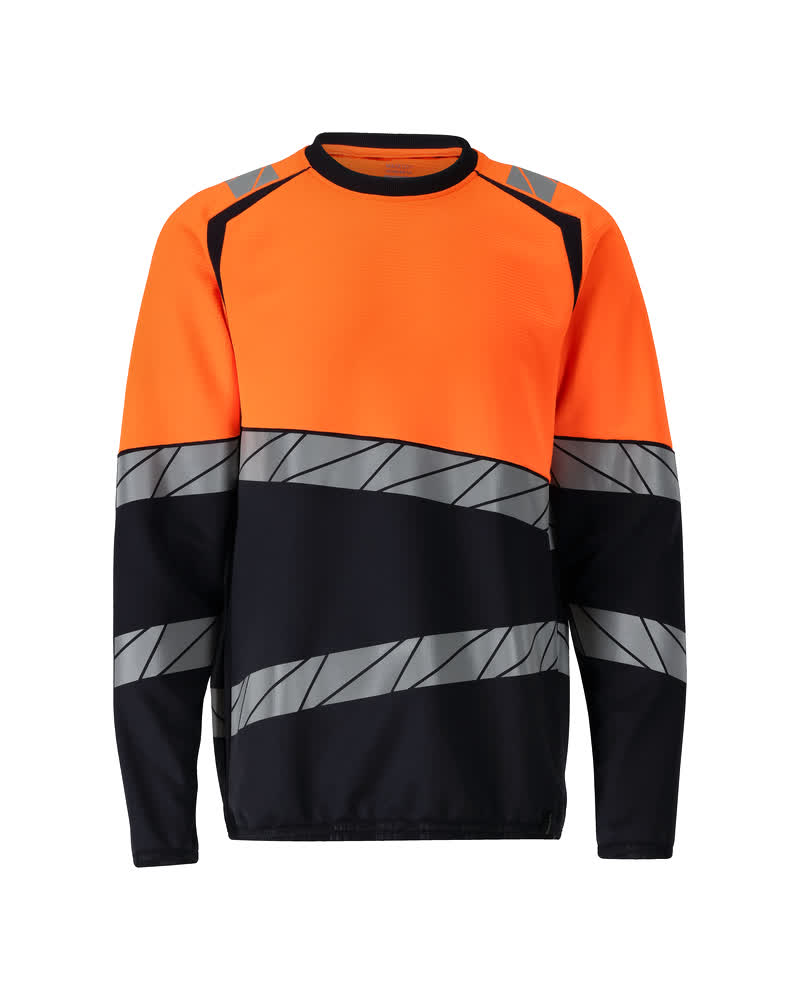 MASCOT ACCELERATE SAFE Sweatshirt 25084 - mørk marine/hi-vis orange [01014] / XS