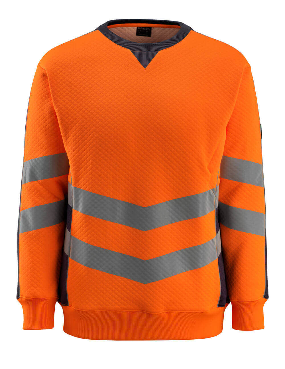 50126-932-14010 Sweatshirt - hi-vis orange/mørk marine