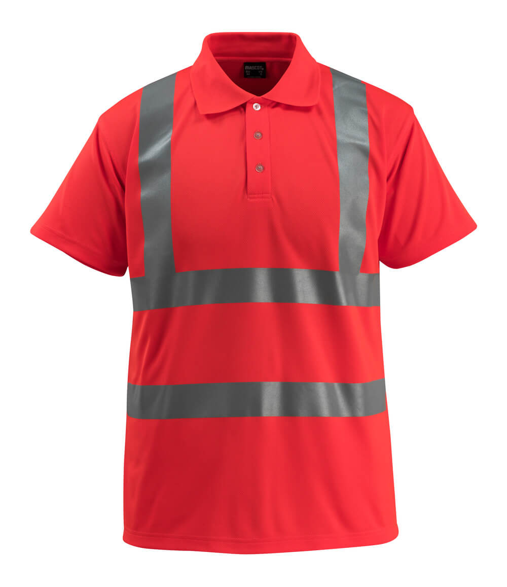 MASCOT SAFE LIGHT Poloshirt 50593 - hi-vis rød [222] / S