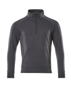 50611-971-010 Sweatshirt med kort lynlås - mørk marine