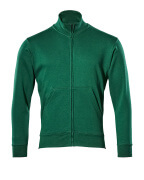 51591-970-03 Sweatshirt med lynlås - grøn