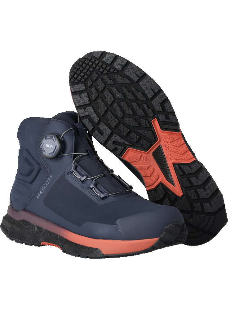MASCOT FOOTWEAR CUSTOMIZED Sikkerhedsstøvle F1681 - mørk marine/bordeaux [01022] / 0836